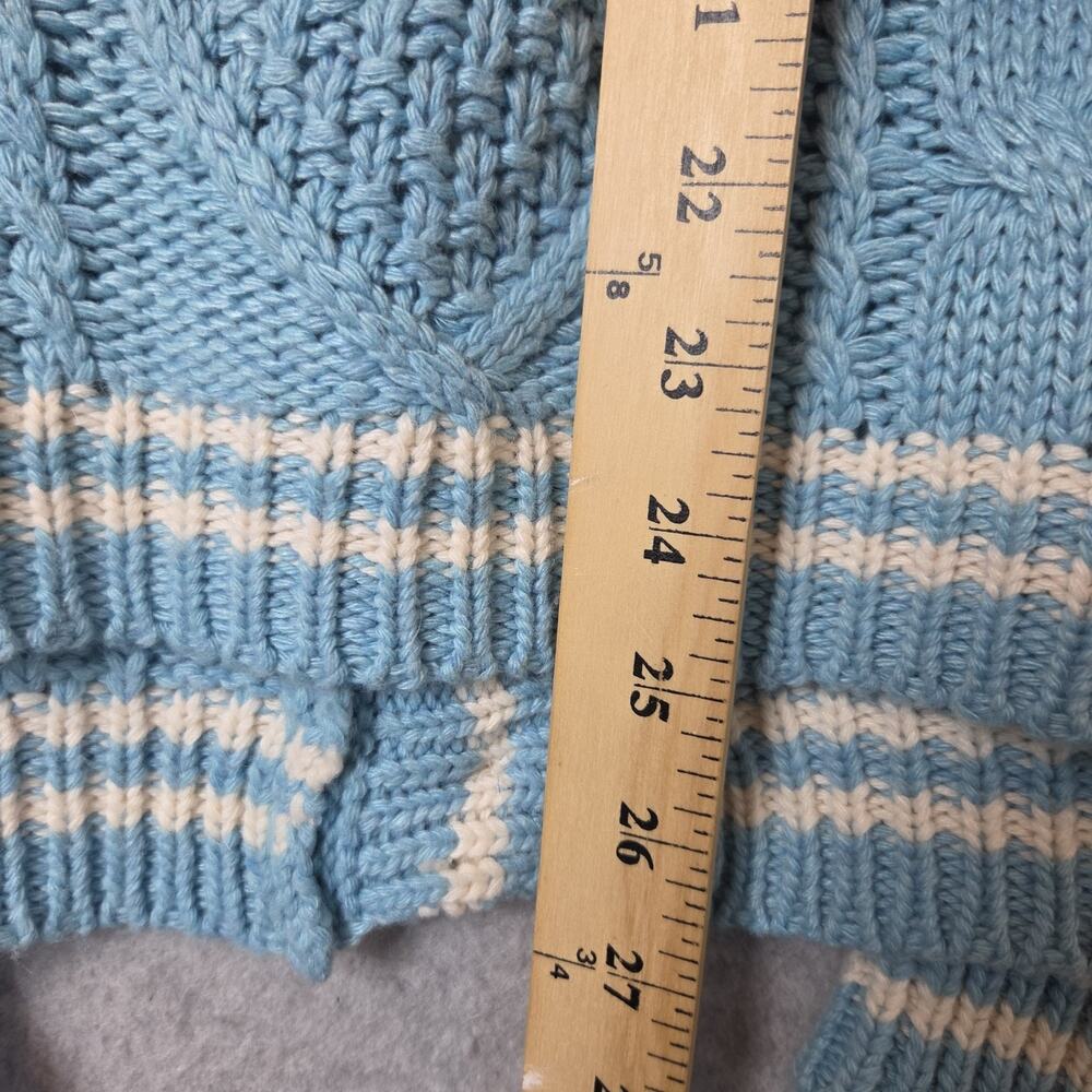 Taylor Swift 1989 Taylor’s Version Blue Cable Knit ButtonUp Cardigan Women's M/L - Picture 8 of 12